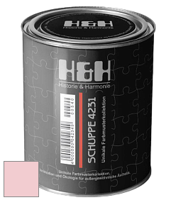 Глубокоматовая краска H&H SCHUPPE цвет NCS S 0520-R10B 