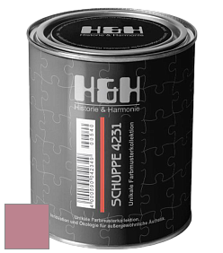 Глубокоматовая краска H&H SCHUPPE цвет DRF 1838 