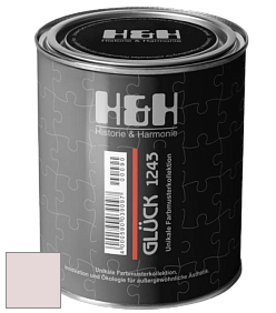 Матовая краска H&H Gluck цвет NCS S 0907-R10B 