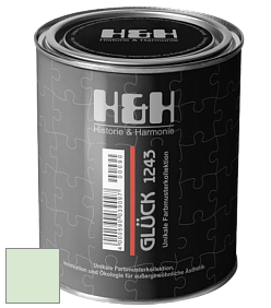 Матовая краска H&H Gluck цвет NCS S 0515-G20Y 