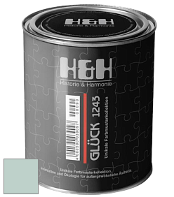 Матовая краска H&H Gluck цвет NCS S 1510-B80G 