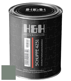 Глубокоматовая краска H&H SCHUPPE цвет NCS S 5010-G10Y 