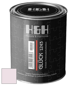 Матовая краска H&H Gluck цвет NCS S 0510-R30B 