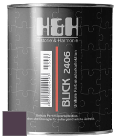 Глубокоматовая краска H&H Blick цвет NCS S 7020-R40B 