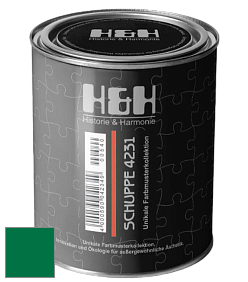 Глубокоматовая краска H&H SCHUPPE цвет RAL 6029 