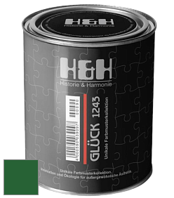 Матовая краска H&H Gluck цвет RAL 6002 