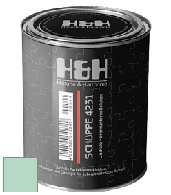 Глубокоматовая краска H&H SCHUPPE цвет NCS S 1020-B90G 