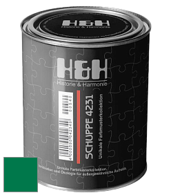 Глубокоматовая краска H&H SCHUPPE цвет NCS S 3560-G 