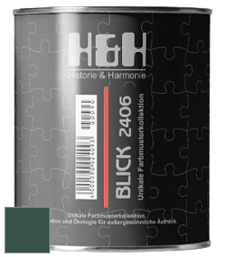 Глубокоматовая краска H&H Blick цвет NCS S 7020-B90G 