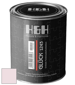 Матовая краска H&H Gluck цвет NCS S 0510-R20B 