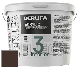 Матовая краска Derufa Интерьер-3 (ТМ) цвет RAL 8017 