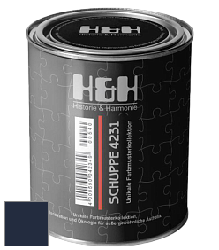Глубокоматовая краска H&H SCHUPPE цвет RAL 5011 