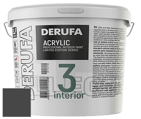 Матовая краска Derufa Интерьер-3 (ТМ) цвет NCS S 8500-N 