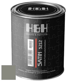 Шелковисто-глянцевая H&H Satin SG цвет NCS S 5005-G50Y 