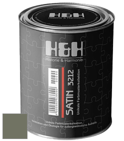 Шелковисто-глянцевая H&H Satin SG цвет NCS S 6010-G50Y 