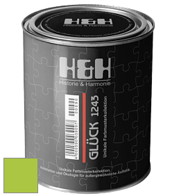 Матовая краска H&H Gluck цвет NCS S 0570-G40Y 