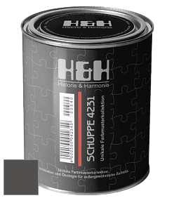 Глубокоматовая краска H&H SCHUPPE цвет DRF 8021 