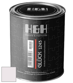Матовая краска H&H Gluck цвет NCS S 0603-R20B 
