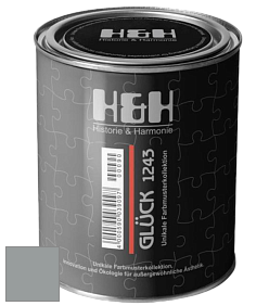 Матовая краска H&H Gluck цвет DRF 9011 