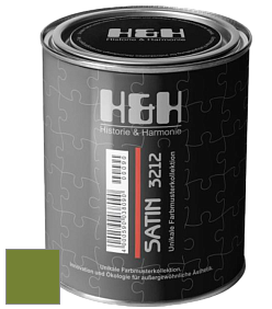 Шелковисто-матовая H&H Satin SM цвет NCS S 3065-G40Y 