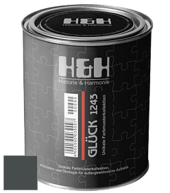 Матовая краска H&H Gluck цвет NCS S 8005-B50G 