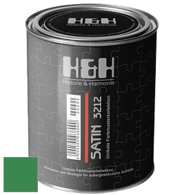 Шелковисто-матовая H&H Satin SM цвет NCS S 3060-G10Y 