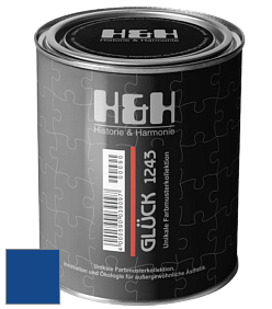 Матовая краска H&H Gluck цвет RAL 5005 