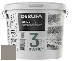Матовая краска Derufa Интерьер-3 (ТМ) цвет DRF 9033 