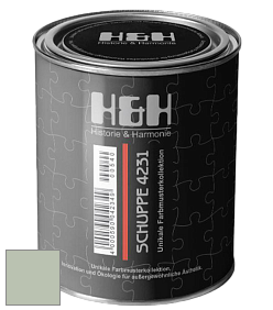 Глубокоматовая краска H&H SCHUPPE цвет NCS S 2010-G30Y 
