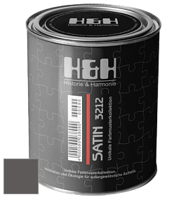 Шелковисто-глянцевая H&H Satin SG цвет NCS S 7502-R 
