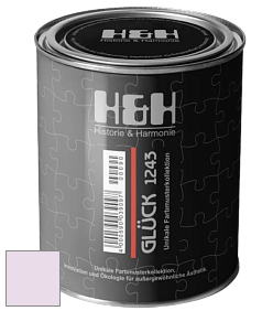 Матовая краска H&H Gluck цвет NCS S 0515-R40B 