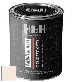 Глубокоматовая краска H&H SCHUPPE цвет NCS S 0505-Y60R 
