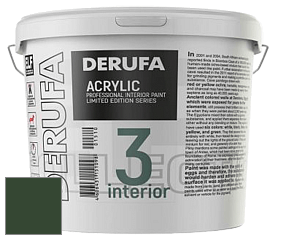 Матовая краска Derufa Интерьер-3 (ТМ) цвет RAL 6020 