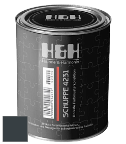 Глубокоматовая краска H&H SCHUPPE цвет RAL 7016 