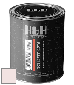 Глубокоматовая краска H&H SCHUPPE цвет NCS S 0507-R 