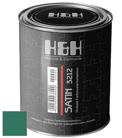 Шелковисто-матовая H&H Satin SM цвет RAL 6000 