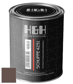 Глубокоматовая краска H&H SCHUPPE цвет NCS S 7010-Y70R 