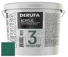 Матовая краска Derufa Интерьер-3 (ТМ) цвет NCS S 5040-B90G 