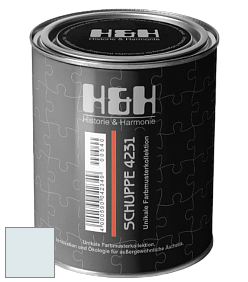 Глубокоматовая краска H&H SCHUPPE цвет NCS S 0505-B 
