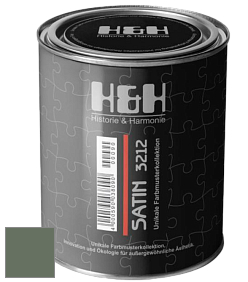 Шелковисто-глянцевая H&H Satin SG цвет DRF 1189 