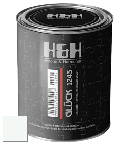 Матовая краска H&H Gluck цвет RAL 9003 