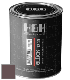 Матовая краска H&H Gluck цвет NCS S 7010-R10B 