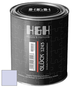 Матовая краска H&H Gluck цвет NCS S 0520-R60B 
