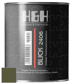 Глубокоматовая краска H&H Blick цвет NCS S 6530-G50Y 