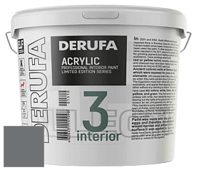 Матовая краска Derufa Интерьер-3 (ТМ) цвет DRF 9005 