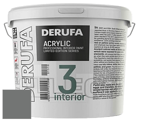 Матовая краска Derufa Интерьер-3 (ТМ) цвет DRF 9014 