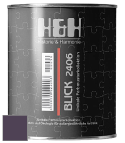 Глубокоматовая краска H&H Blick цвет NCS S 7020-R50B 