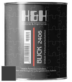 Глубокоматовая краска H&H Blick цвет NCS S 9000-N 