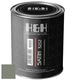Шелковисто-матовая H&H Satin SM цвет RAL 7023 