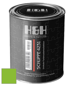 Глубокоматовая краска H&H SCHUPPE цвет NCS S 0580-G30Y 